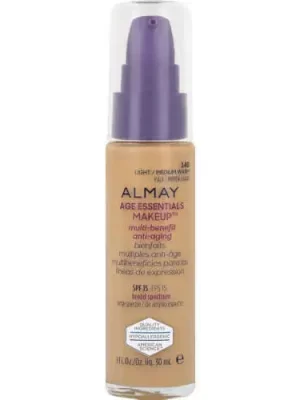 Almay Age Essentials Multi Benefit Make Up Foundation 140 Light/Medium Warm