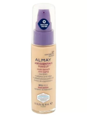 Almay Age Essentials Multi Benefit Make Up Foundation 110 Light Neutral