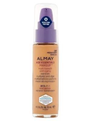 Almay Age Essentials Multi Benefit Make Up Foundation 160 Medium Warm