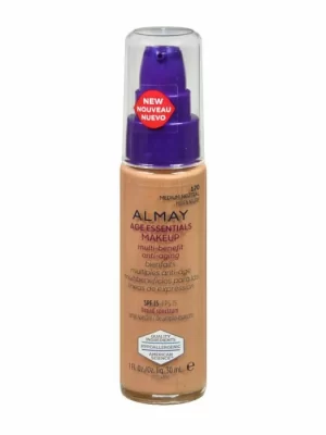 Almay Age Essentials Multi Benefit Make Up Foundation 170 Medium Neutral