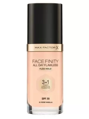 Max Factor Facefinity All Day Flawless 3in1 Foundation 61 Rose Vanilla