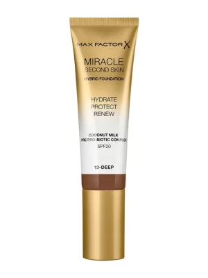 Max Factor Miracle Second Skin Hydrating Foundation 13-Deep