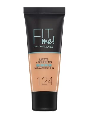 Maybelline Fit Me Matte & Poreless Foundation 124 Soft Sand