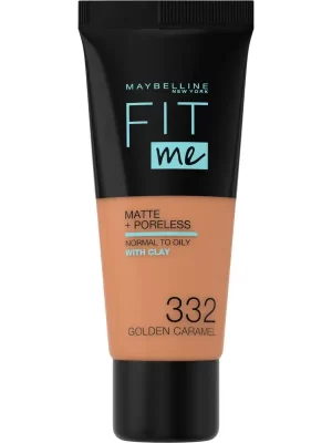 Maybelline Fit Me Matte & Poreless Foundation 332 Golden Caramel