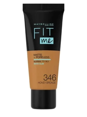 Maybelline Fit Me Matte & Poreless Foundation 346 Honey Bronze