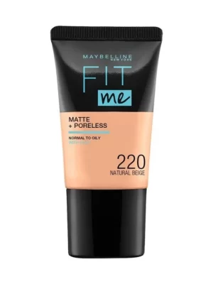 Maybelline New York Fit Me Foundation 220 Natural Beige 18ml