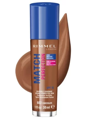 Rimmel London Match Perfection Foundation 601 Soft Chocolate