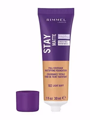 Rimmel Stay Matte Full Coverage Mousse Foundation 102 Light Buff